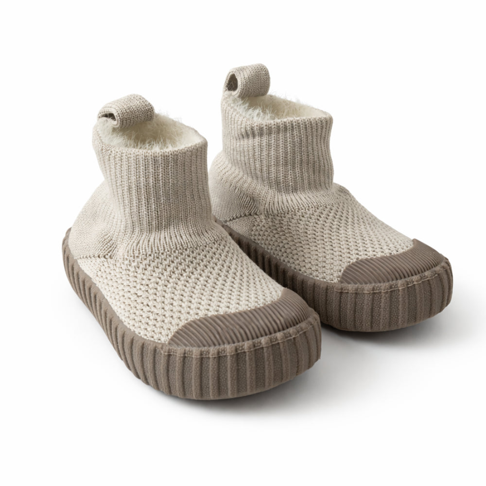 Tiny Tales Baby Soft Lined Shoes - NATURAL