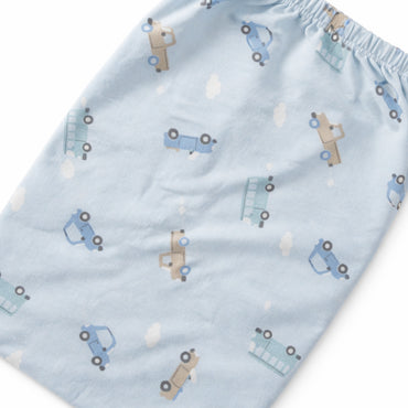 Tiny Tales Baby Fitted Cot Sheet - ON THE ROAD
