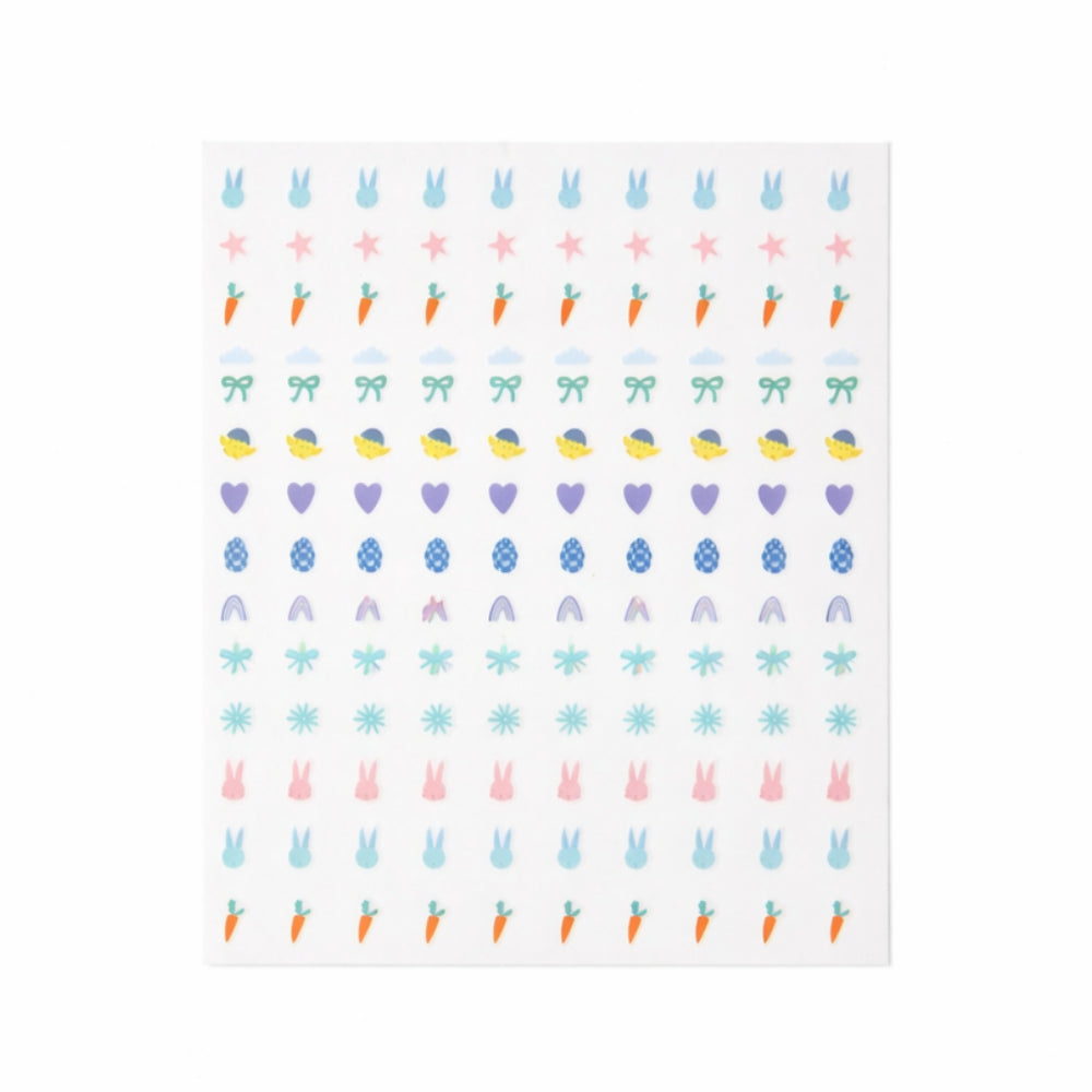 Hoppy Times Kids Easter Nail Stickers - HOP TO IT!