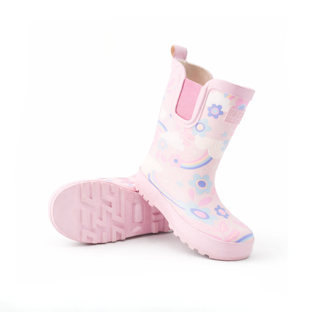 Kids Winter Winter Gumboots UNICORN SKIES