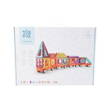 Toy Box Magnetic Build 71pc - TRAIN SET