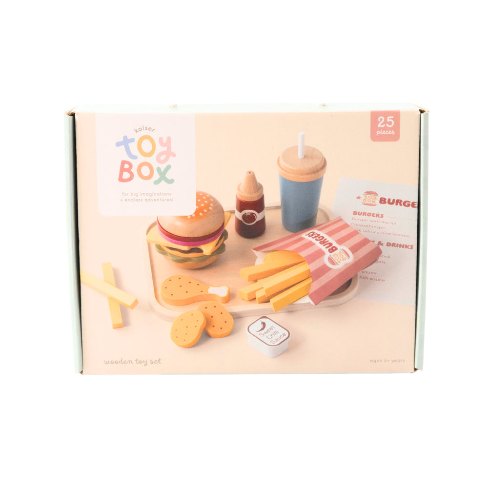 Kaiser Toy Box - FAST FOOD PLAY SET