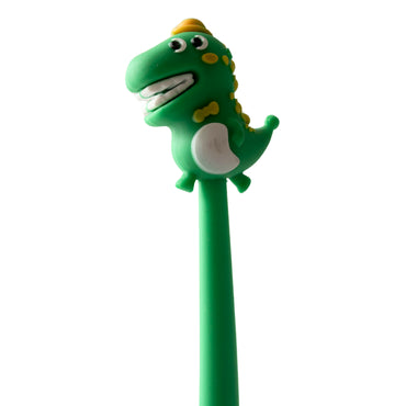 Kids Novelty Pen - BENDY DINO GREEN