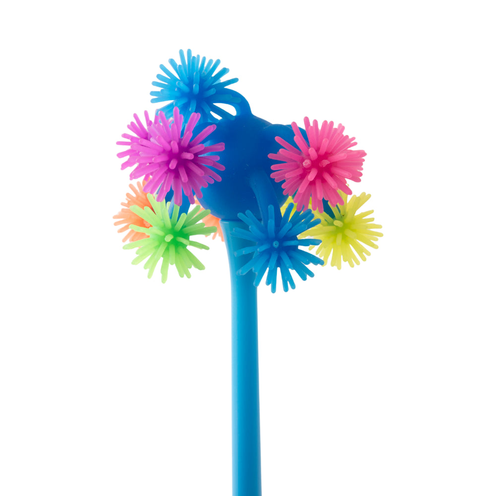 Kids Novelty Pen - WIGGLY BEAD BLUE