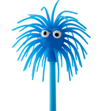 Kids Novelty Pen - WIGGLY MONSTER BLUE