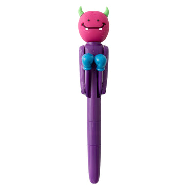 Kids Novelty Pen - BOXING MONSTER PURPLE