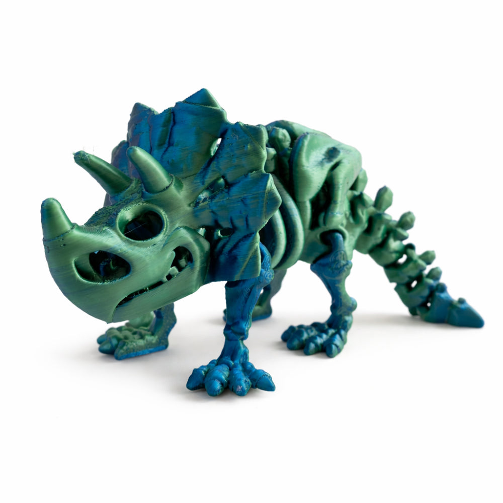 Kids 3D Print - TRICERATOPS GREEN