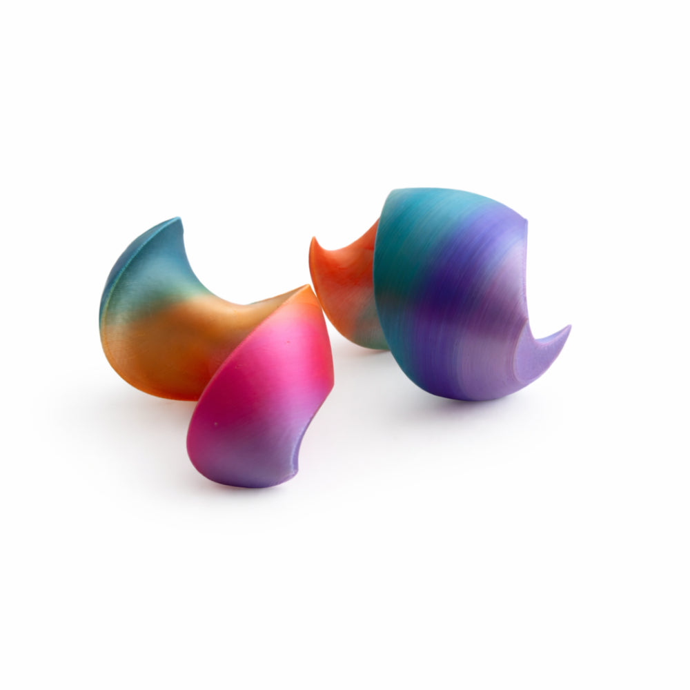 Kids 3D Print - SPIRAL EGG RAINBOW