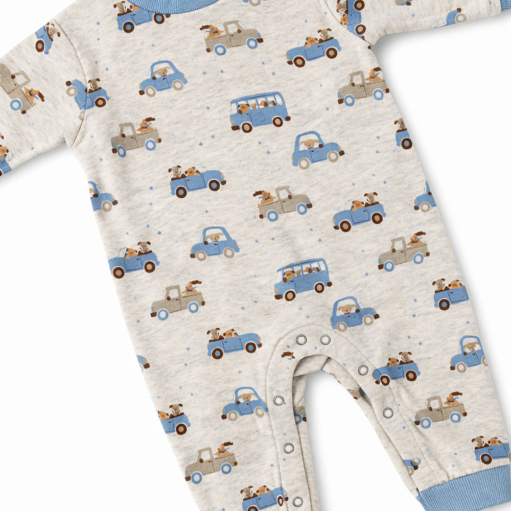 Tiny Tales Baby Coverall - ROAD TRIP