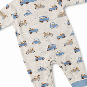 Tiny Tales Baby Coverall - ROAD TRIP
