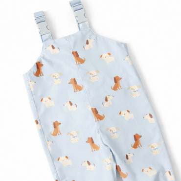Tiny Tales Baby Rain Overalls - PUPPIES