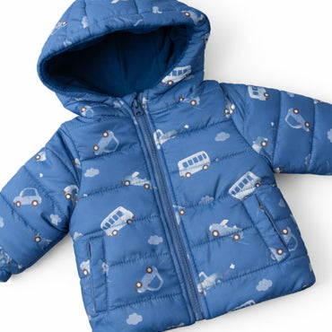 Tiny Tales Baby Puffer Jacket - ON THE ROAD