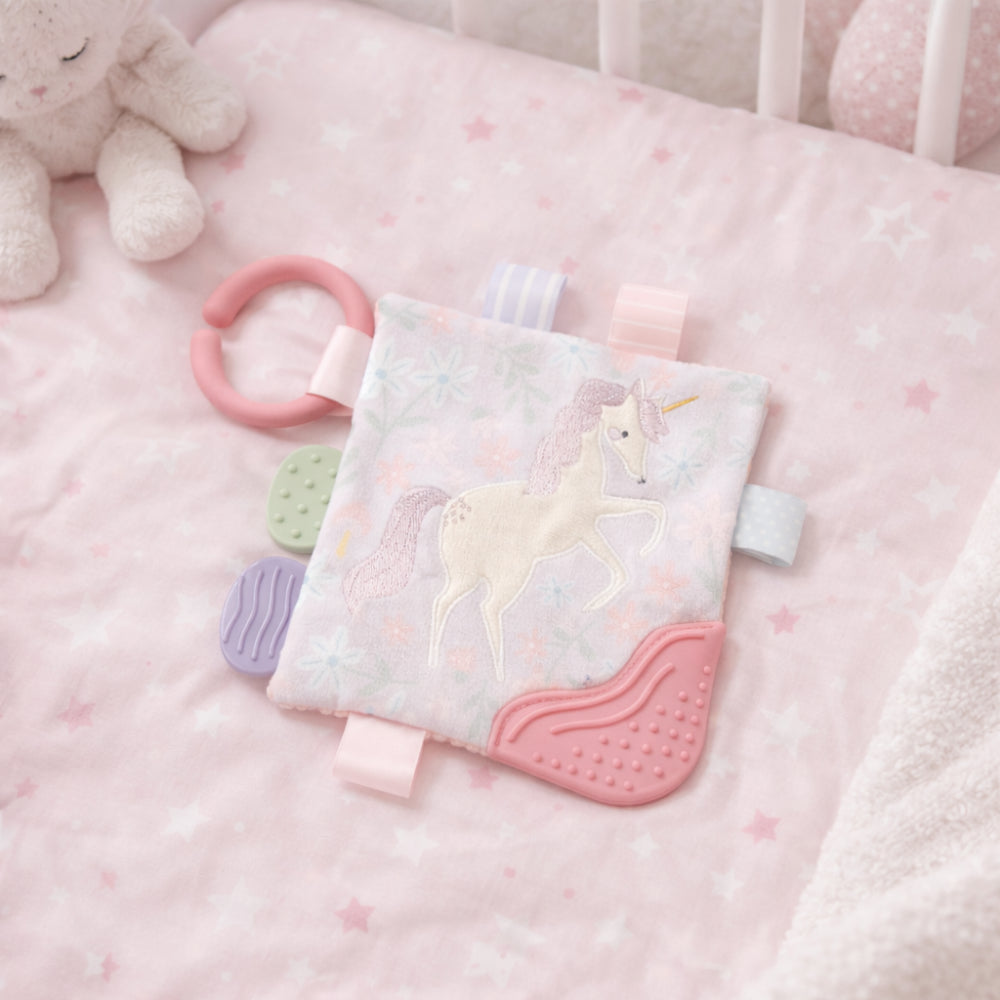 Wonderland Baby Collection Textured Square - LILAC UNICORN
