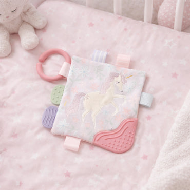 Wonderland Baby Collection Textured Square - LILAC UNICORN