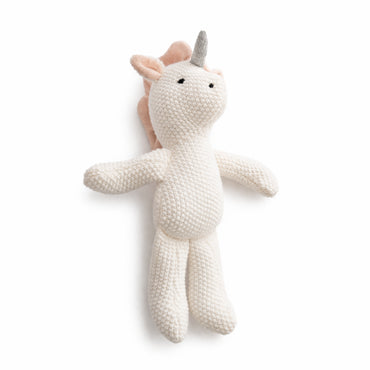 Wonderland Baby Collection Knitted Toy - CREAM UNICORN