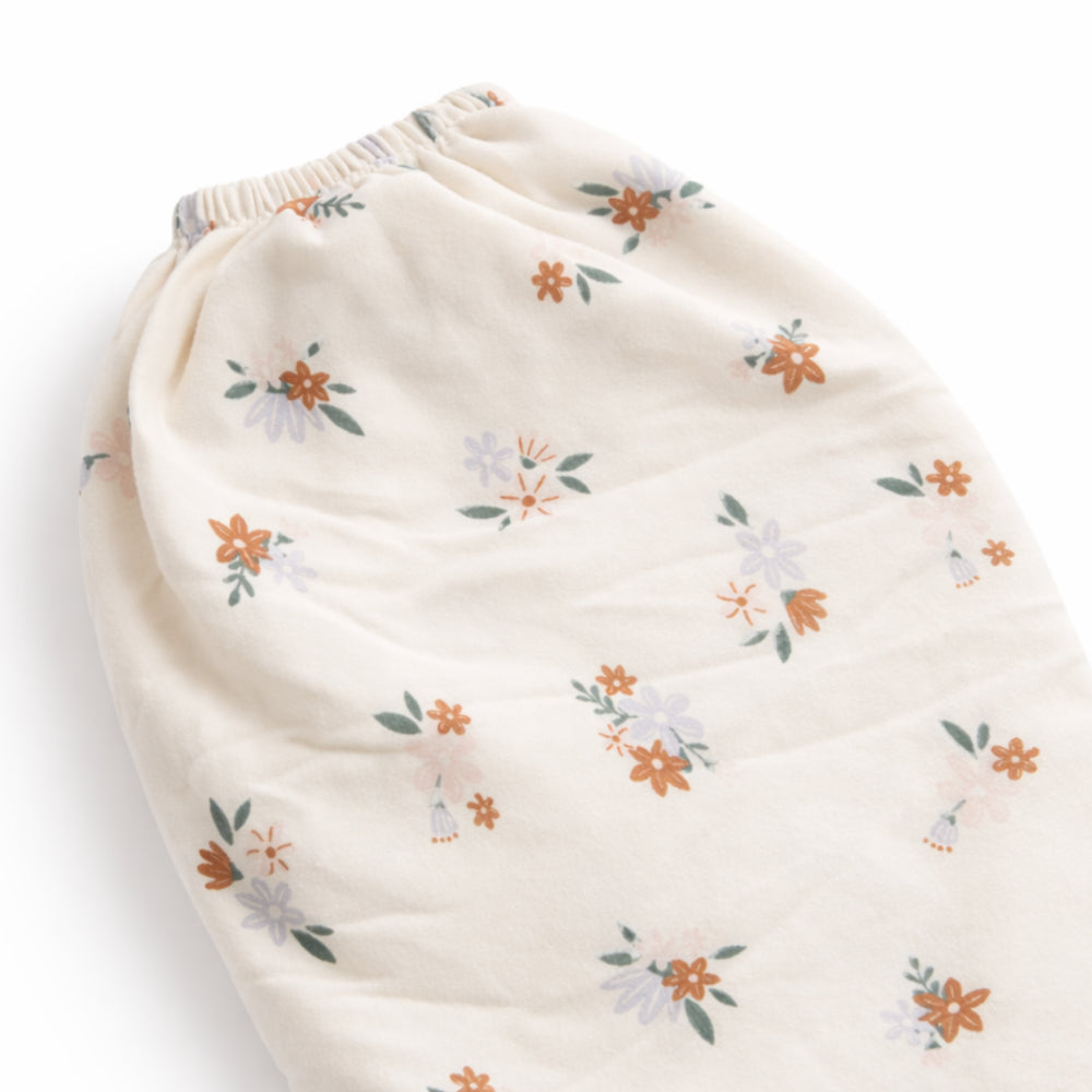 Wonderland Baby Collection Cot Fitted Sheet - CREAM POSY