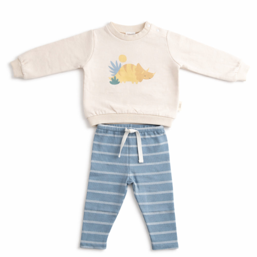 Wonderland Baby Collection Crew Neck Sweater and Legging Set - DINOsaur