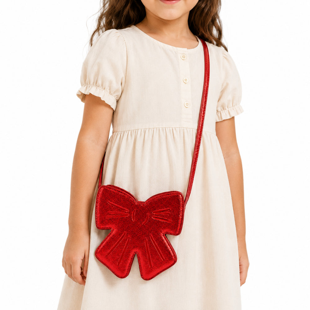 Christmas Kids Festive Side Bag - BOW