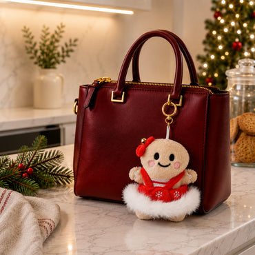Christmas Plush Clip On - GINGERBREAD