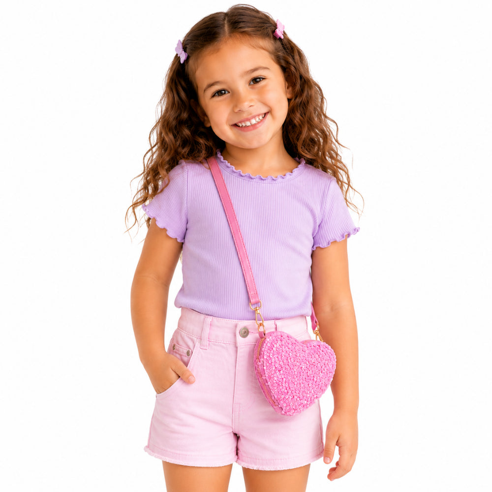 Made To Treasure Kids Side Bag - PINK GLITZ