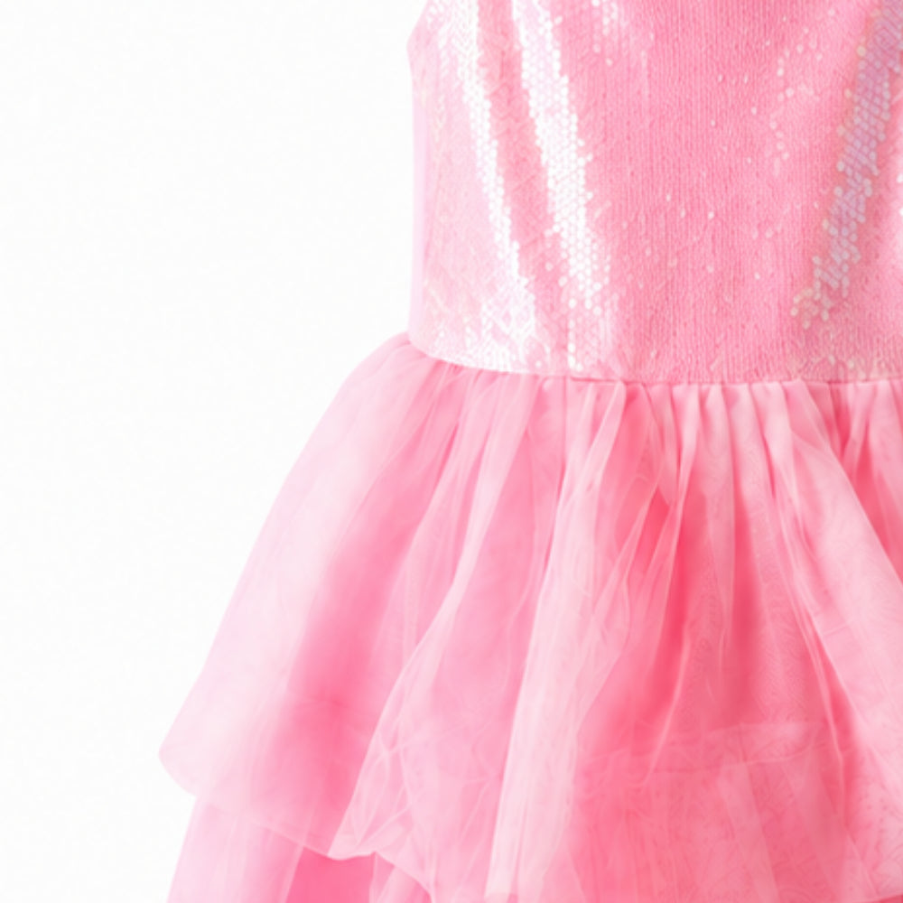 Made To Treasure Kids Party Dress - PINK GLITZ
