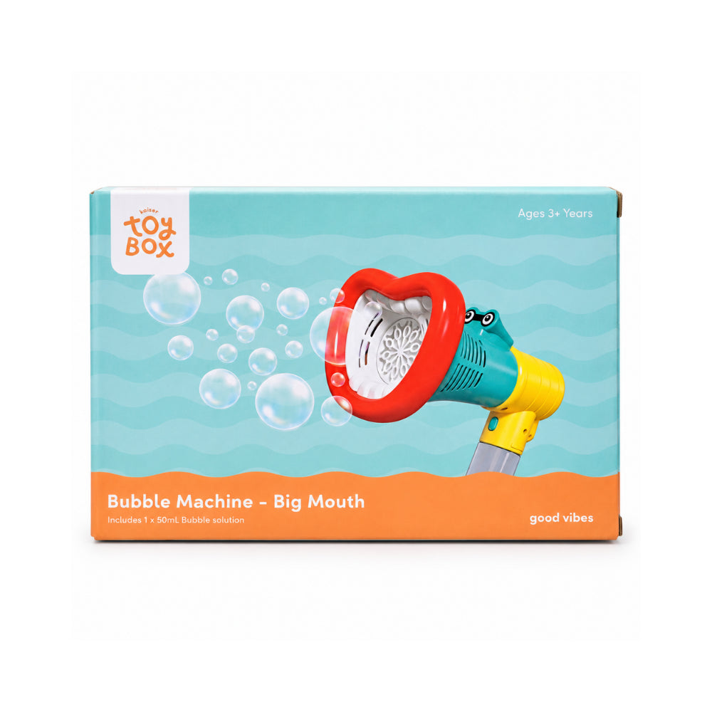 Good Vibes Kids Bubble Machine - BIG MOUTH