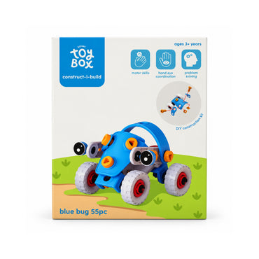 Kaiser Toy Box - Construct-i-Build 55 Pieces - BLUE BUG