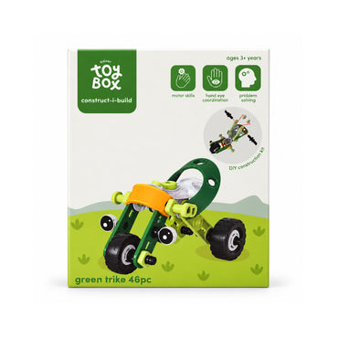 Kaiser Toy Box - Construct-i-Build 46 Pieces - GREEN TRIKE