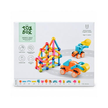 Kaiser Toy Box - Magnetic Build 100 Pieces - BEAM & MOTION