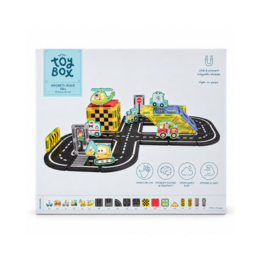 Kaiser Toy Box - Magnetic Build 39 Pieces Tiles - CITY