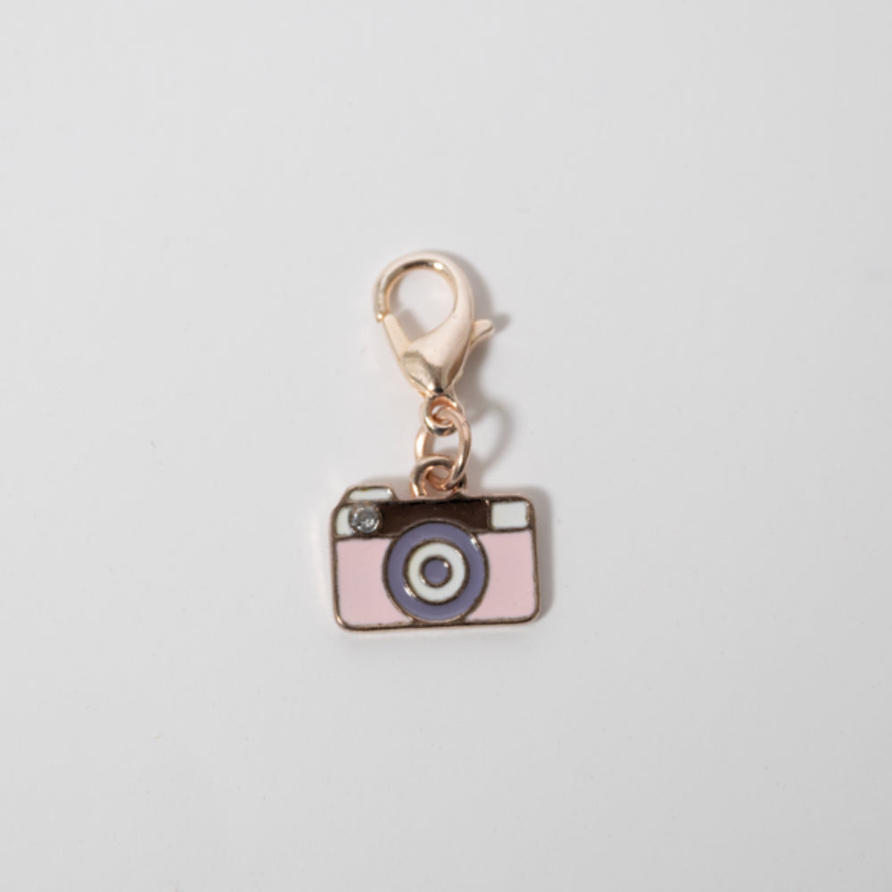 Kids Mini Charm - Rose Gold Camera