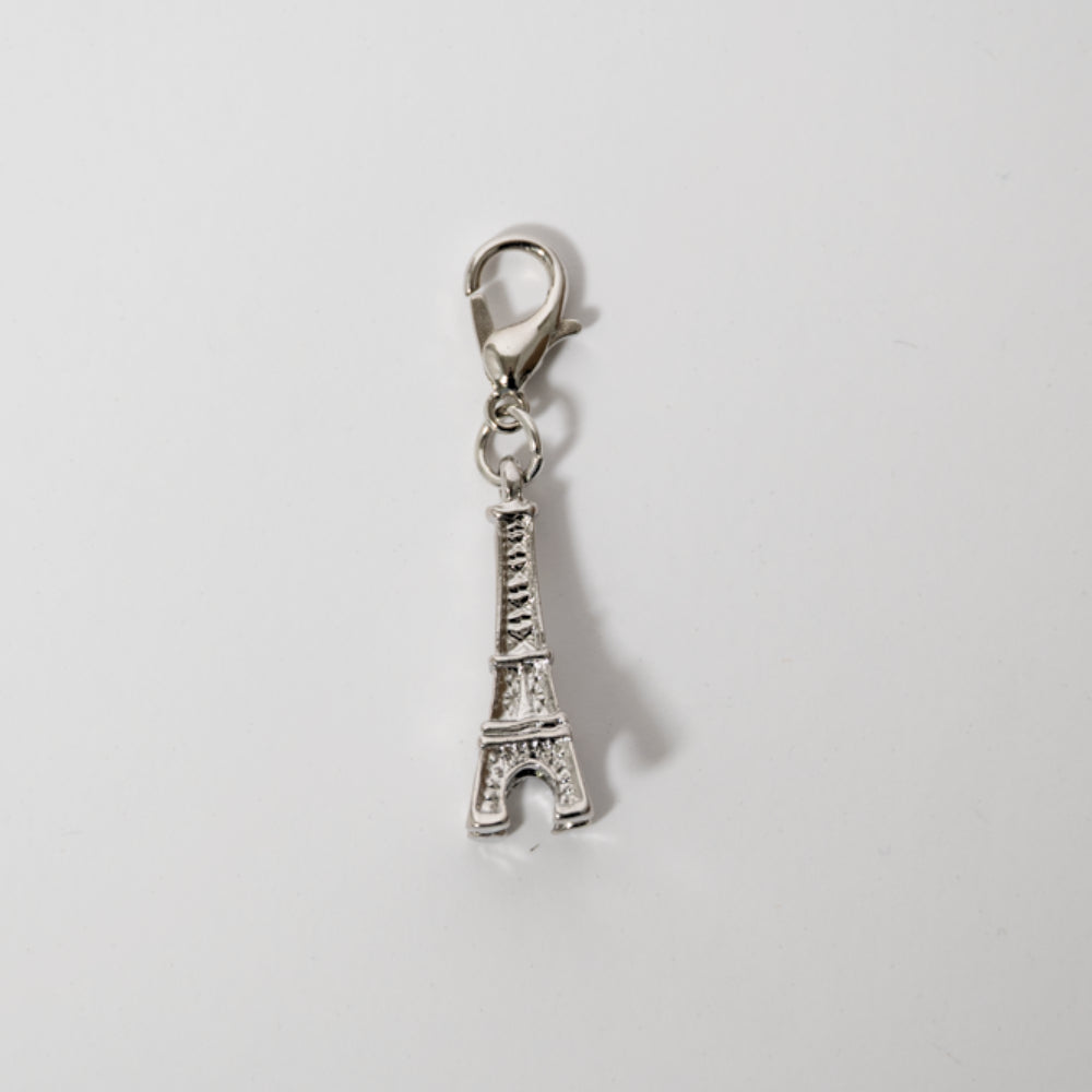 Kids Mini Charm - Silver Eifel Tower