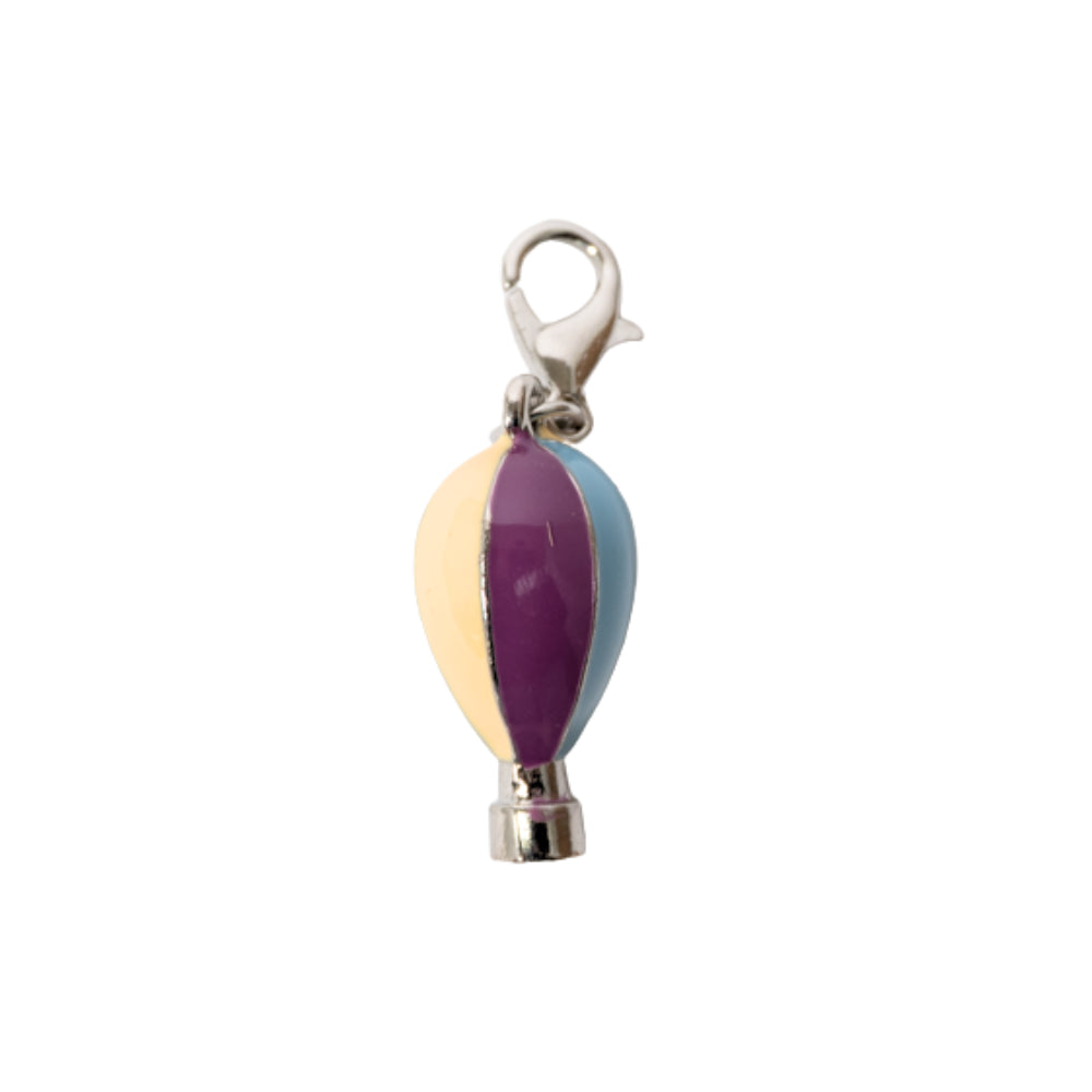 Kids Mini Charm - Silver Hot Air Balloon