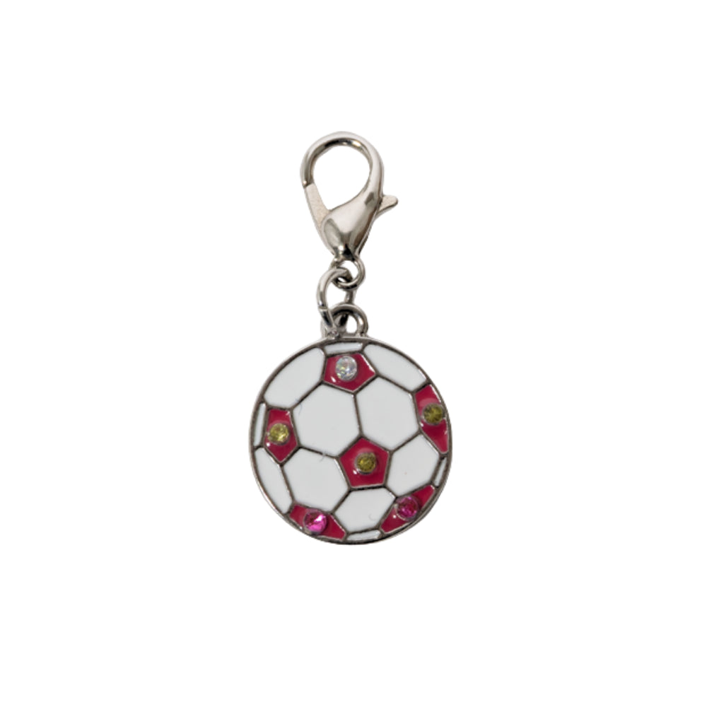 Kids Mini Charm - Silver Soccer Ball