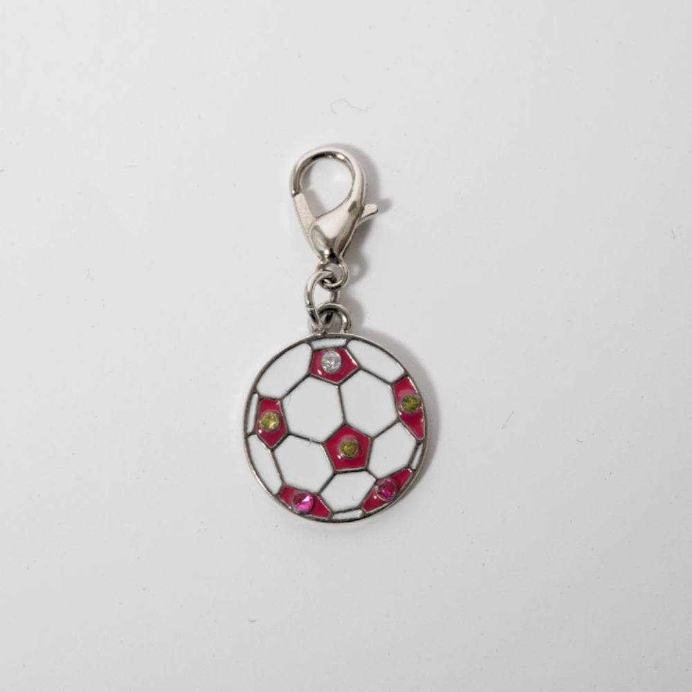 Kids Mini Charm - Silver Soccer Ball