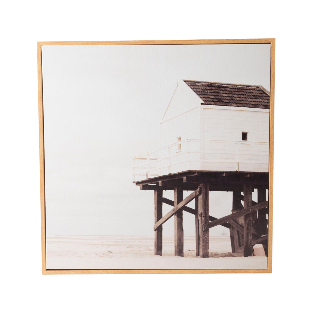 Coastal Tones Collection Printed Wall Canvas - BEACH HOUSE