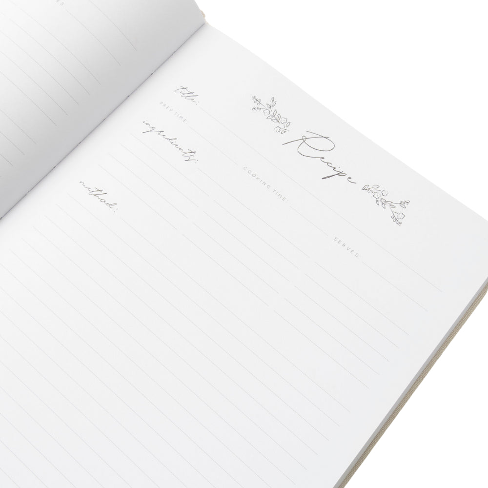 Coastal Tones Collection Recipe Book - GOLD PALM