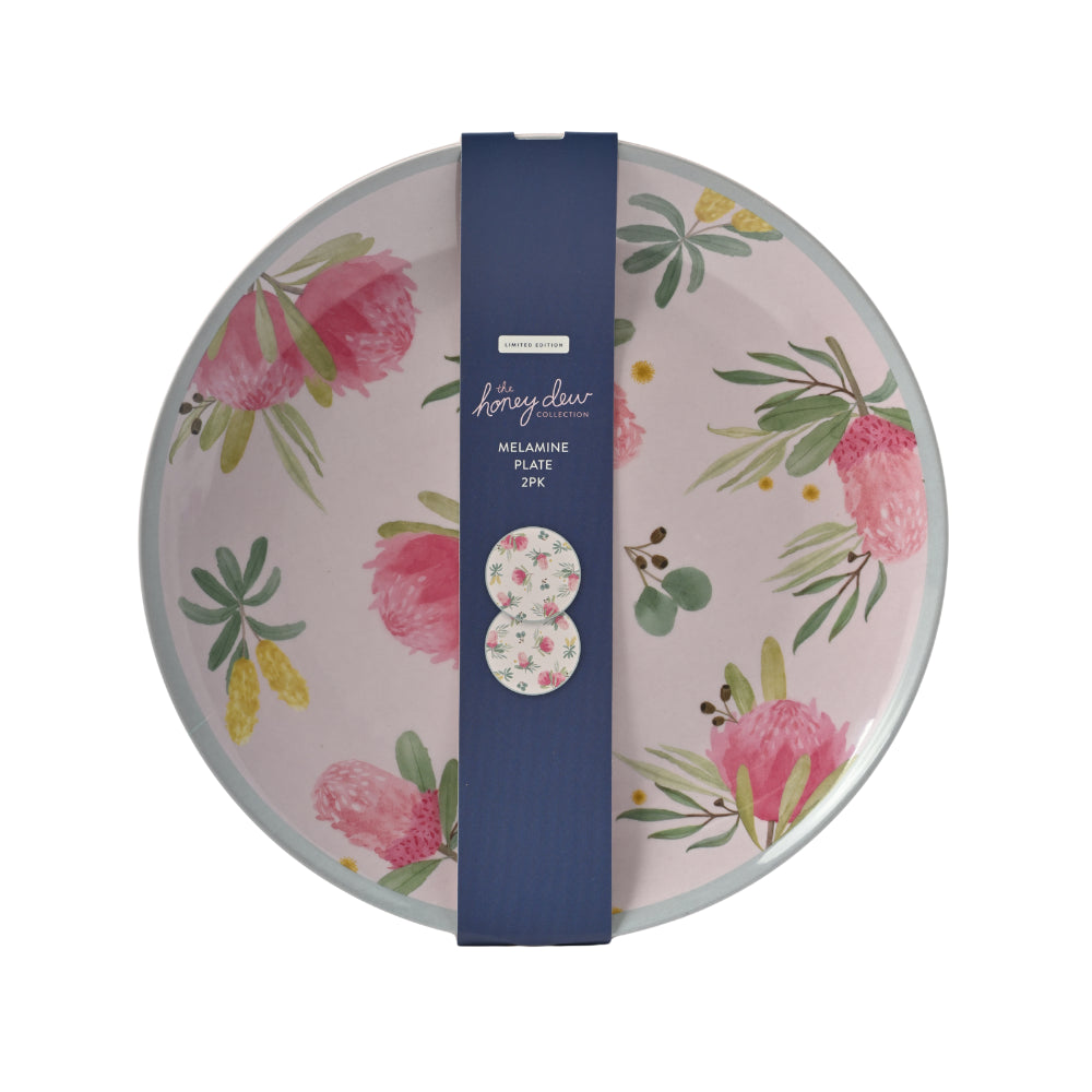 Honeydew Melamine Plate 2pk - SWEET BUDS