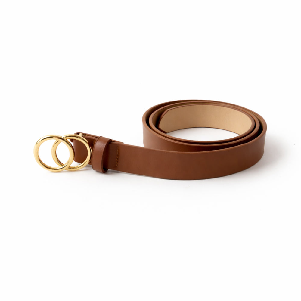 K&Co. Double Ring Belt - TAN