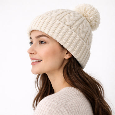 K&Co. Petal Series Beanie - NATURAL