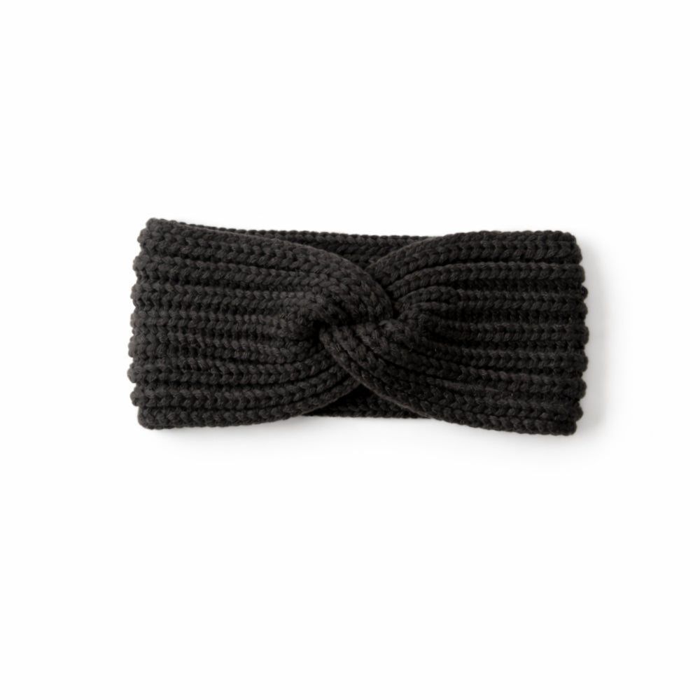 K&Co. Petal Series Knitted Headband - CHARCOAL
