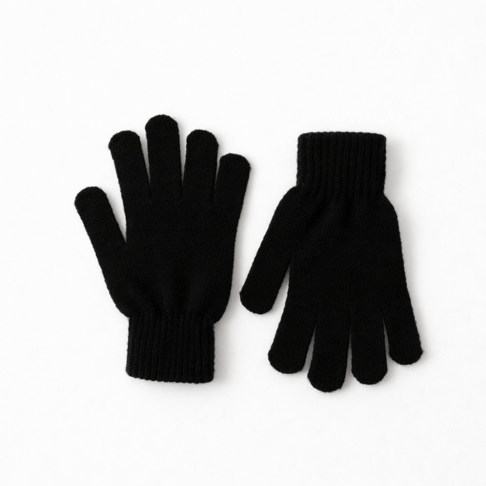 K&Co. Petal Series Ladies Gloves - BLACK