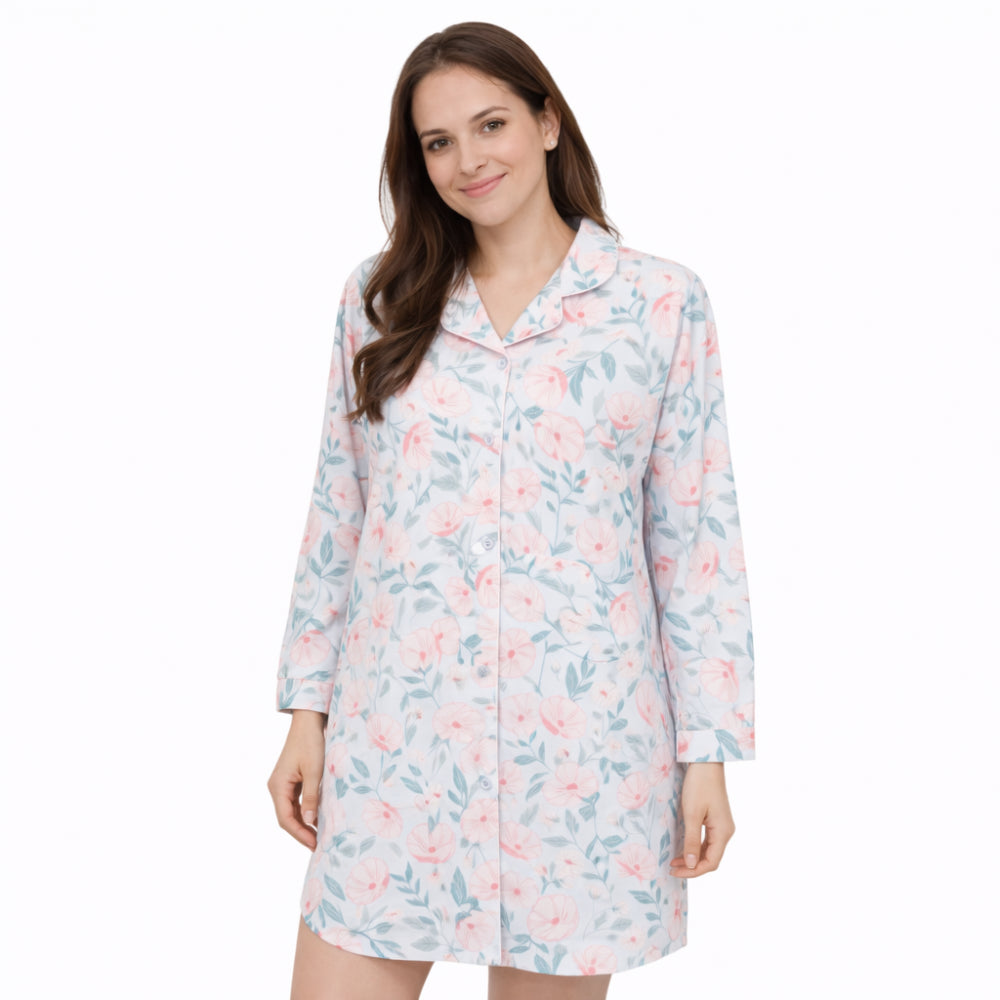 K&Co. Petal Series Flannelette Nightie - Petal Series