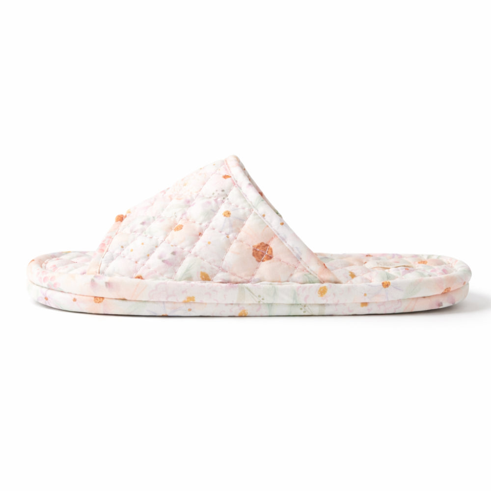 K&Co. Primrose Collection Quilted Slippers - PRIMROSE
