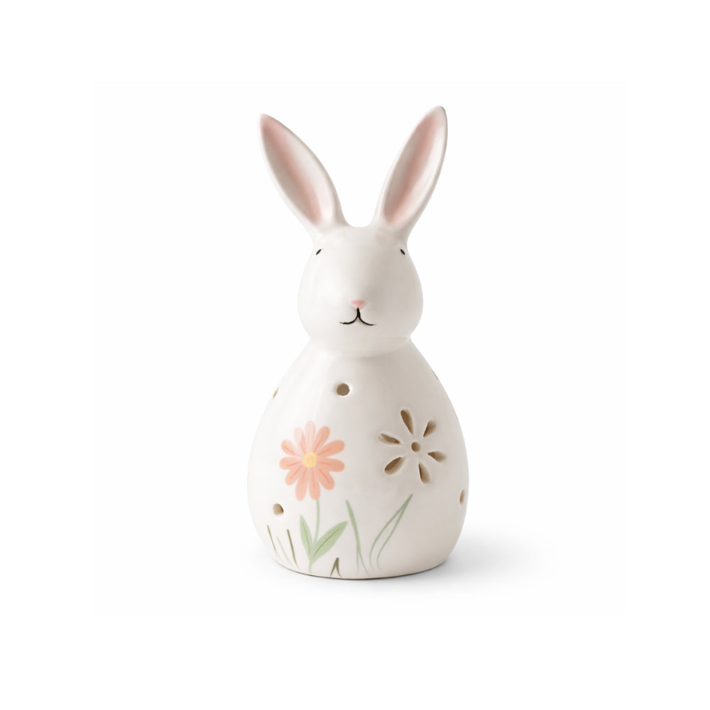 In Bloom Easter Ceramic Ornament Bunny - LARGE