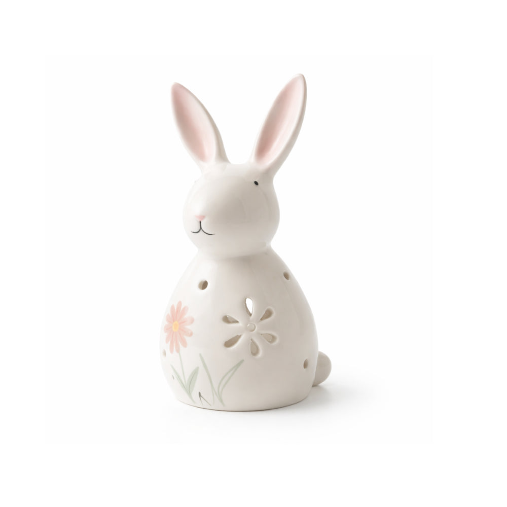 In Bloom Easter Ceramic Ornament Bunny - LARGE