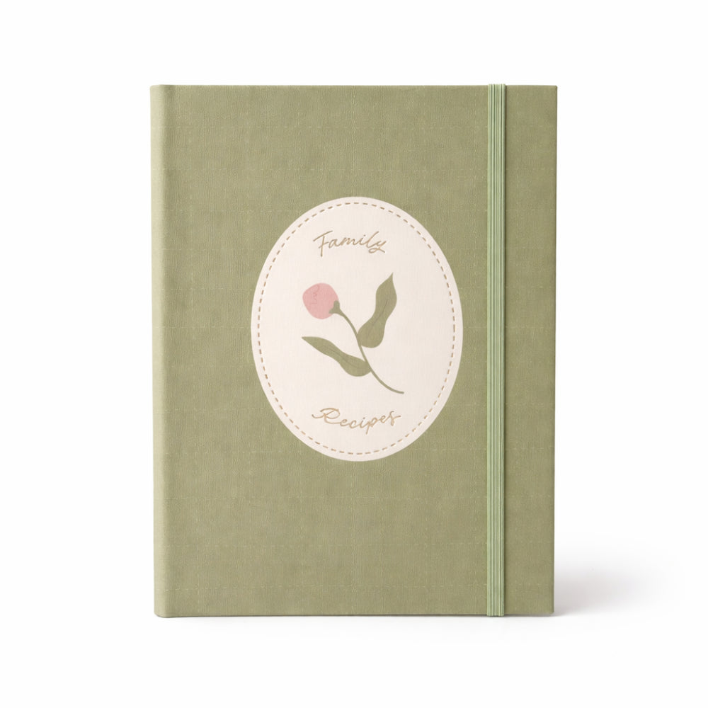 K&Co. Rhubarb Recipe Binder Large - BLOSSOM BUD