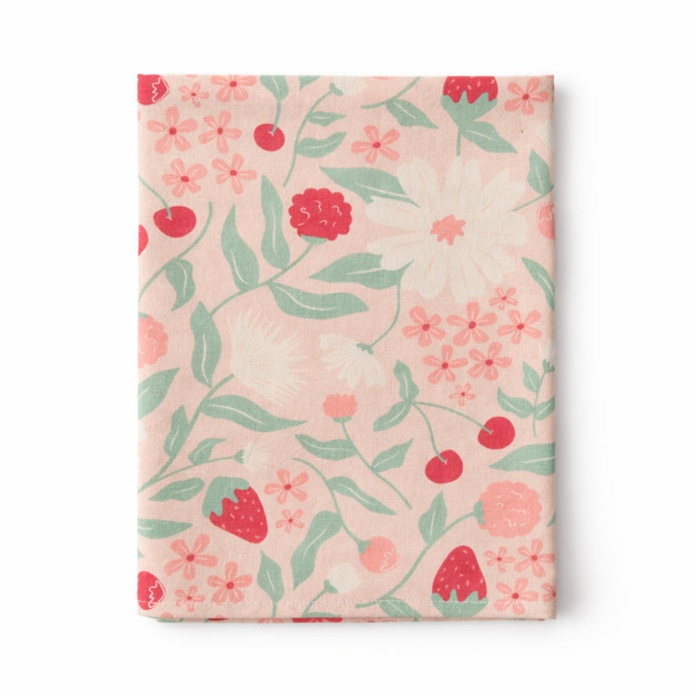 K&Co. Rhubarb Tea Towel - BERRIES & BLOOMS