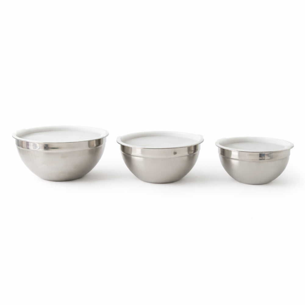 K&Co. Rhubarb Mixing Bowl 3pk