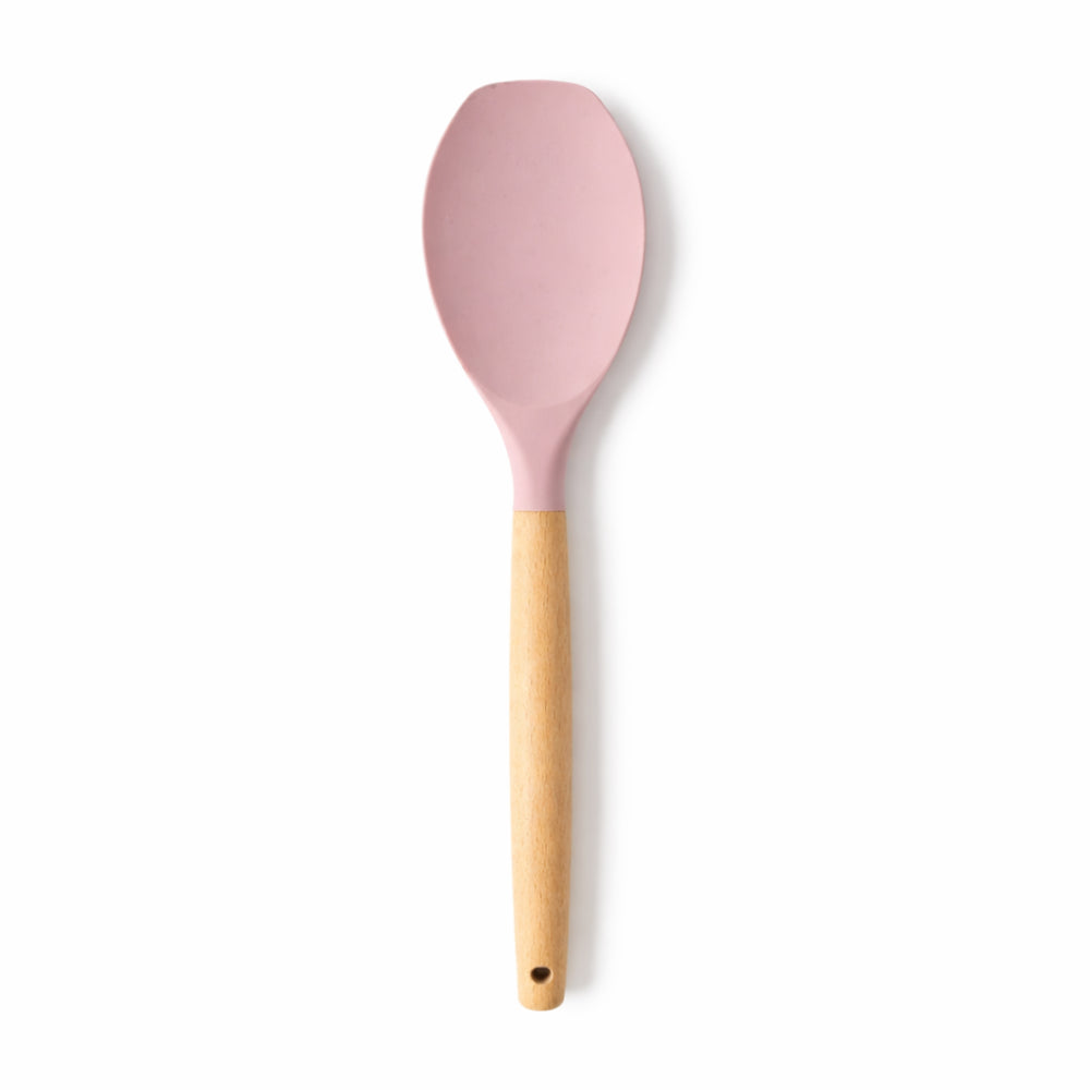 K&Co. Rhubarb Silicone Spoon - PINK